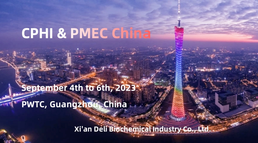 Xi'an Deli Industry Biochemical Co., Ltd. retegit hydroxypropyl betadex et Betadex Sulfobutyl Ether Sodium apud CPHI & PMEC Sinarum Exhibition