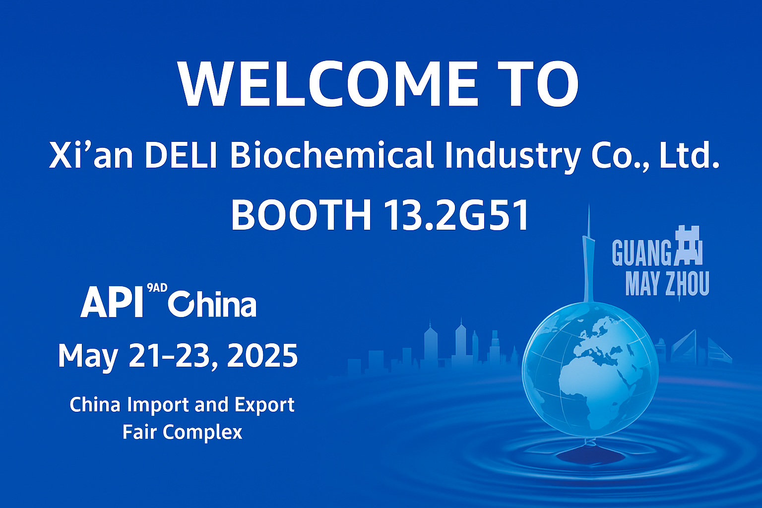 Xi'an Deli Biochemical ad exhibent ad 92nd API Sinis in Guangzhou