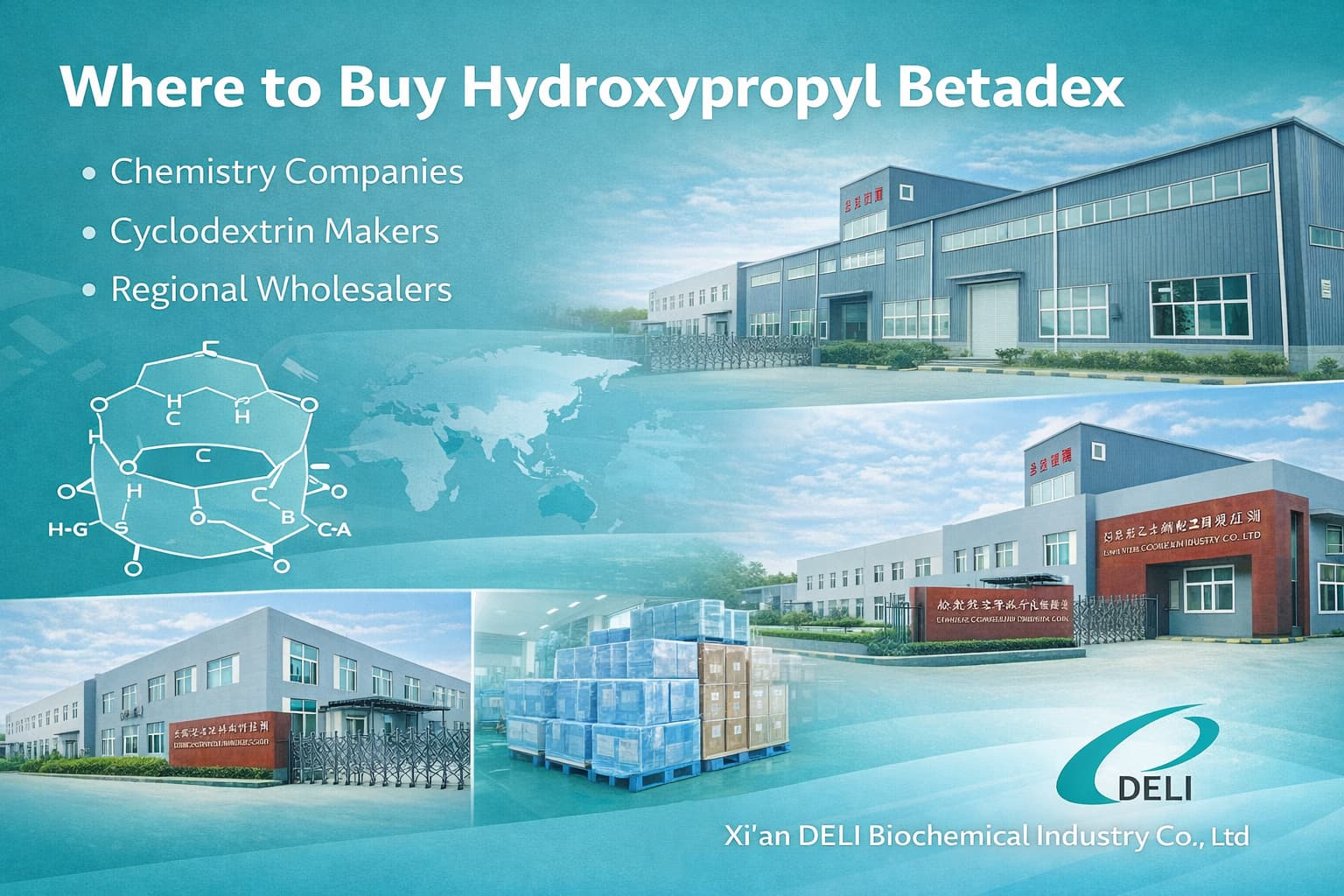 Ubi emere Hydroxypropyl Betadex: Top Suppliers pro pharmaceutical et Cosmeceutical Products